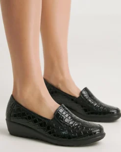 Cushion Walk Twin Gusset Loafers Wide E Fit