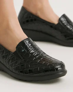 Cushion Walk Twin Gusset Loafers Wide E Fit