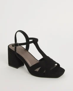 Donna T Bar Platform Sandal Extra Wide EEE Fit