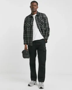 Double Pocket Check Overshirt