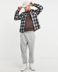 Double Pocket Check Overshirt