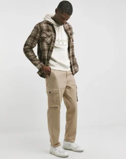 Double Pocket Check Overshirt