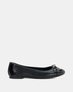 Dune Hallo Charm Detail Ballet Shoes Wide Fit