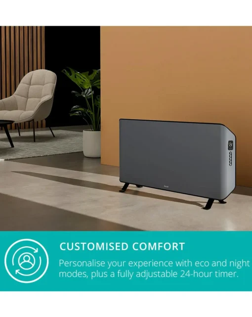 Duux Edge 1000 Smart Convector Heater Grey