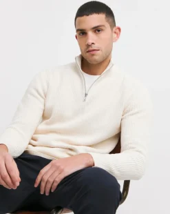 Ecru Fisherman 1/4 Zip