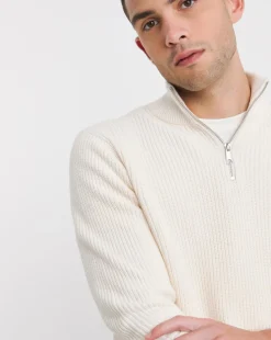 Ecru Fisherman 1/4 Zip