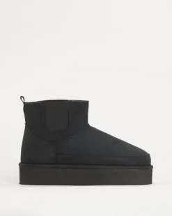 Edith Flatform Warm Lined Chelsea Snug Boots Extra Wide EEE Fit