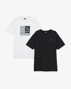 ellesse Segni 2 Pack T-Shirts