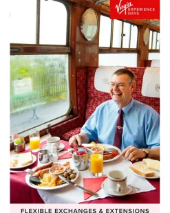 Embsay & Bolton Abbey Railway Steam Train with Breakfast for Two E-Voucher