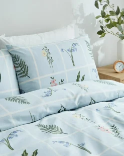 Esther Botanical Illustration Floral Duvet Set
