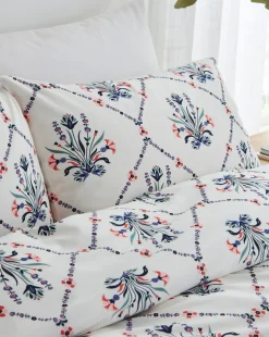 Evelyn Floral Tile Duevt Cover Set
