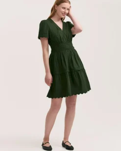 Finery London Scallop Mini Dress