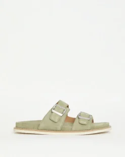 Folio Suede Buckle Sandal Standard