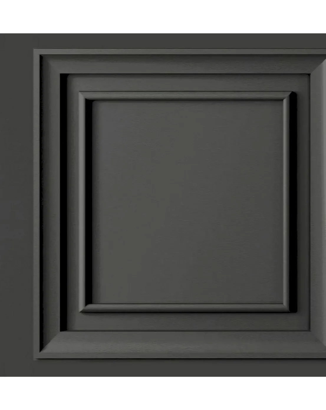 Fresco Wood Panel Charcoal Wallpaper