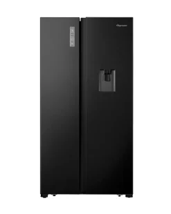 Fridgemaster MS91520DEB American Fridge Freezer with Water Dispenser - Black