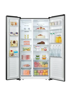 Fridgemaster MS91520DEB American Fridge Freezer with Water Dispenser - Black