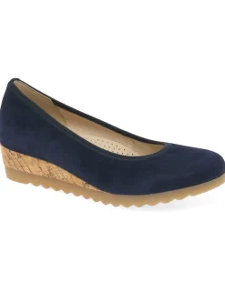 Gabor Epworth Wider Fit Wedge Shoes