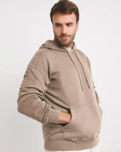 Garment Dyed Relax Fit Overhead Hoodie