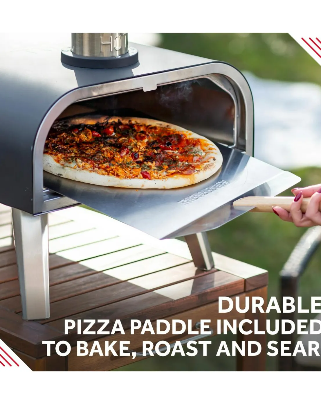 George Foreman 16" Pizza Oven with Paddle & Carry Bag