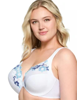 Glamorise Plus Size Front-Fastening Cotton WonderWire 1241
