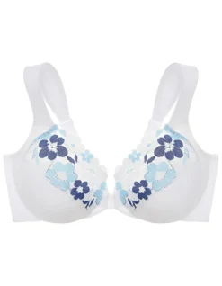 Glamorise Plus Size Front-Fastening Cotton WonderWire 1241