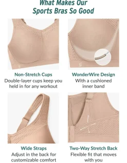 Glamorise Plus Size Hi-Impact Underwired Sports Bra 9066