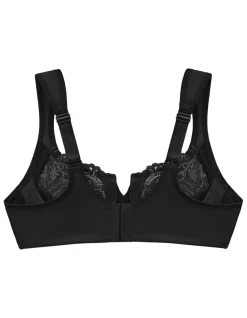 Glamorise Plus Size Low Cut WonderWire Lace Bra 1240