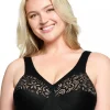 Glamorise Plus Size MagicLift Cotton Support Bra 1001