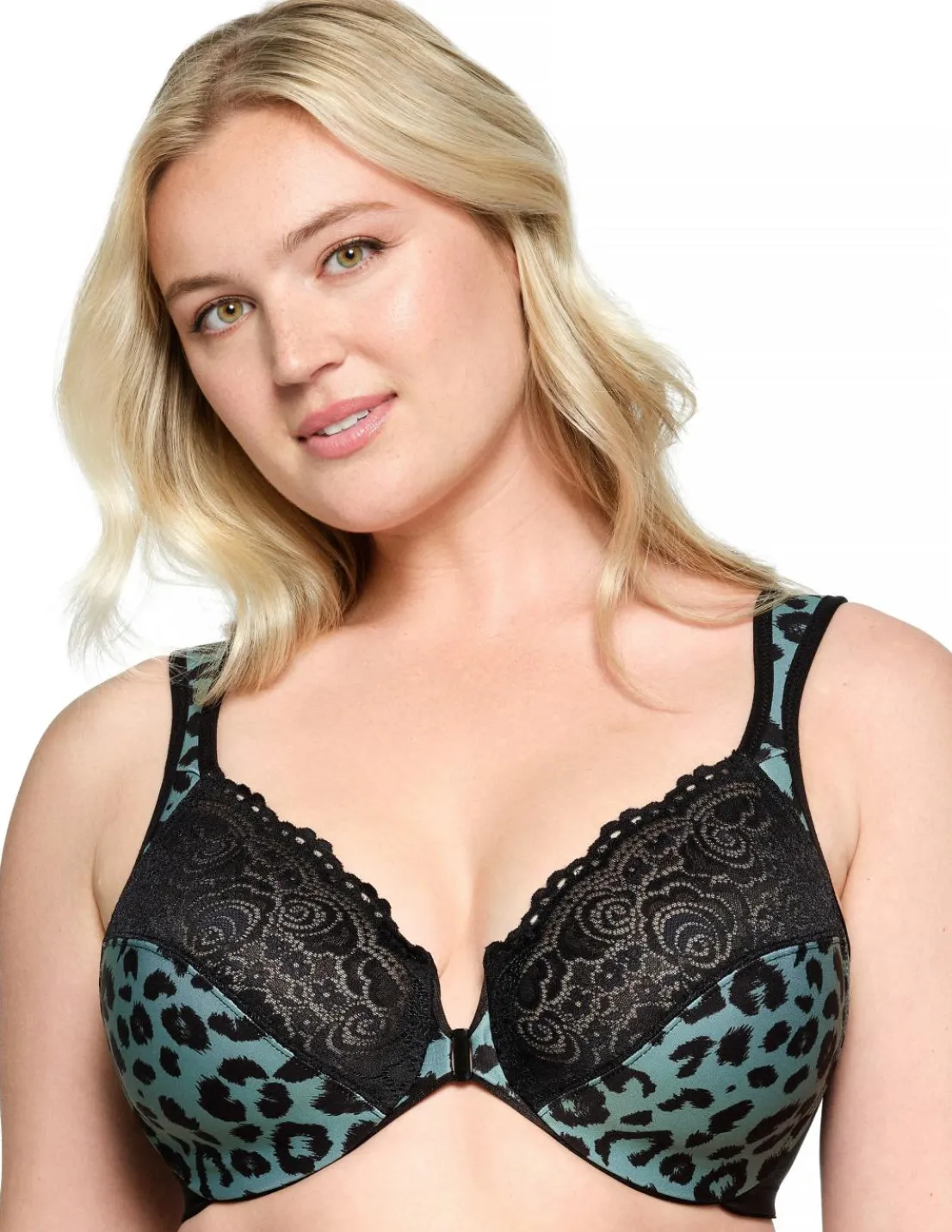 Glamorise Plus Size WonderWire Front Fastening Bra 1245