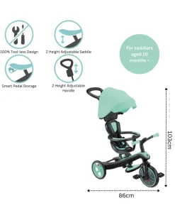 Globber Explorer Trike 4 in 1 - Mint