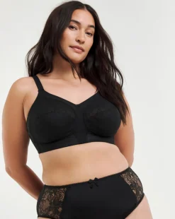 Goddess Verity Full Cup Non Wired Bra Black