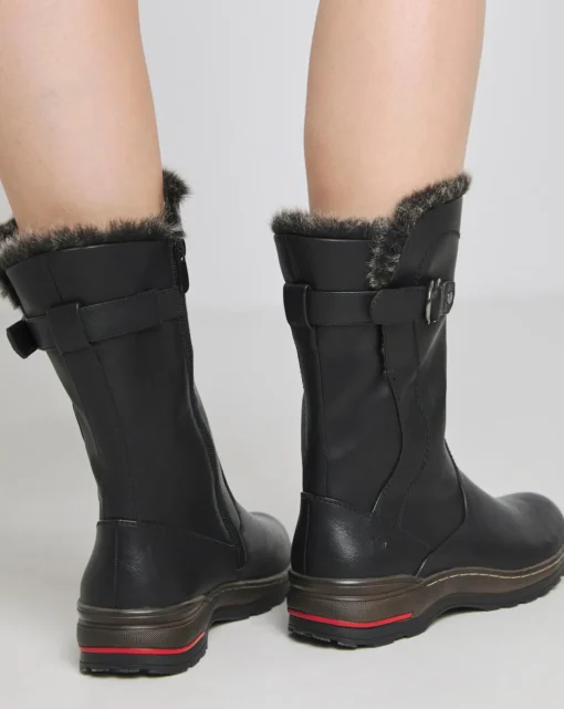 Heavenly Feet Bramble Warm Lined Buckle Boots Extra Wide EEE Fit