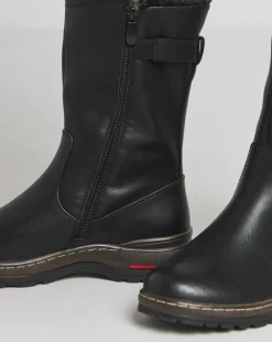 Heavenly Feet Bramble Warm Lined Buckle Boots Extra Wide EEE Fit
