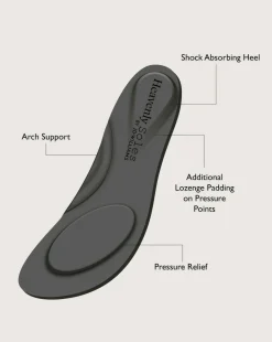 Heavenly Soles Josie Low Wedge Ballerina Shoe Extra Wide EEE Fit