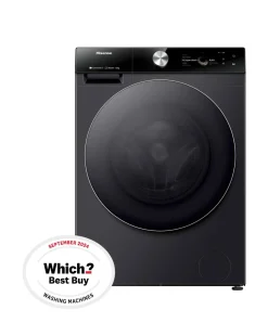 Hisense 7 Series WF7S1247BB 12kg Washing Machine - Black