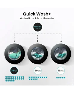 Hisense 7 Series WF7S1247BB 12kg Washing Machine - Black