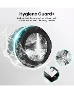 Hisense 7 Series WF7S1247BB 12kg Washing Machine - Black