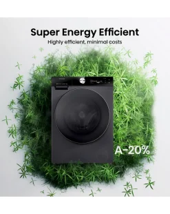 Hisense 7 Series WF7S1247BB 12kg Washing Machine - Black
