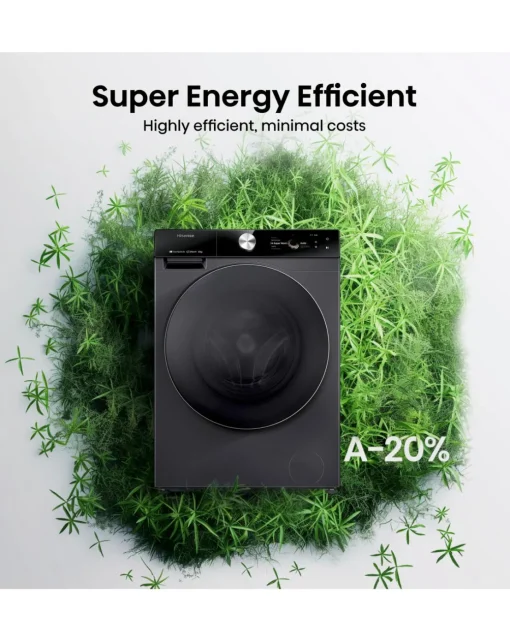 Hisense 7 Series WF7S1247BB 12kg Washing Machine - Black