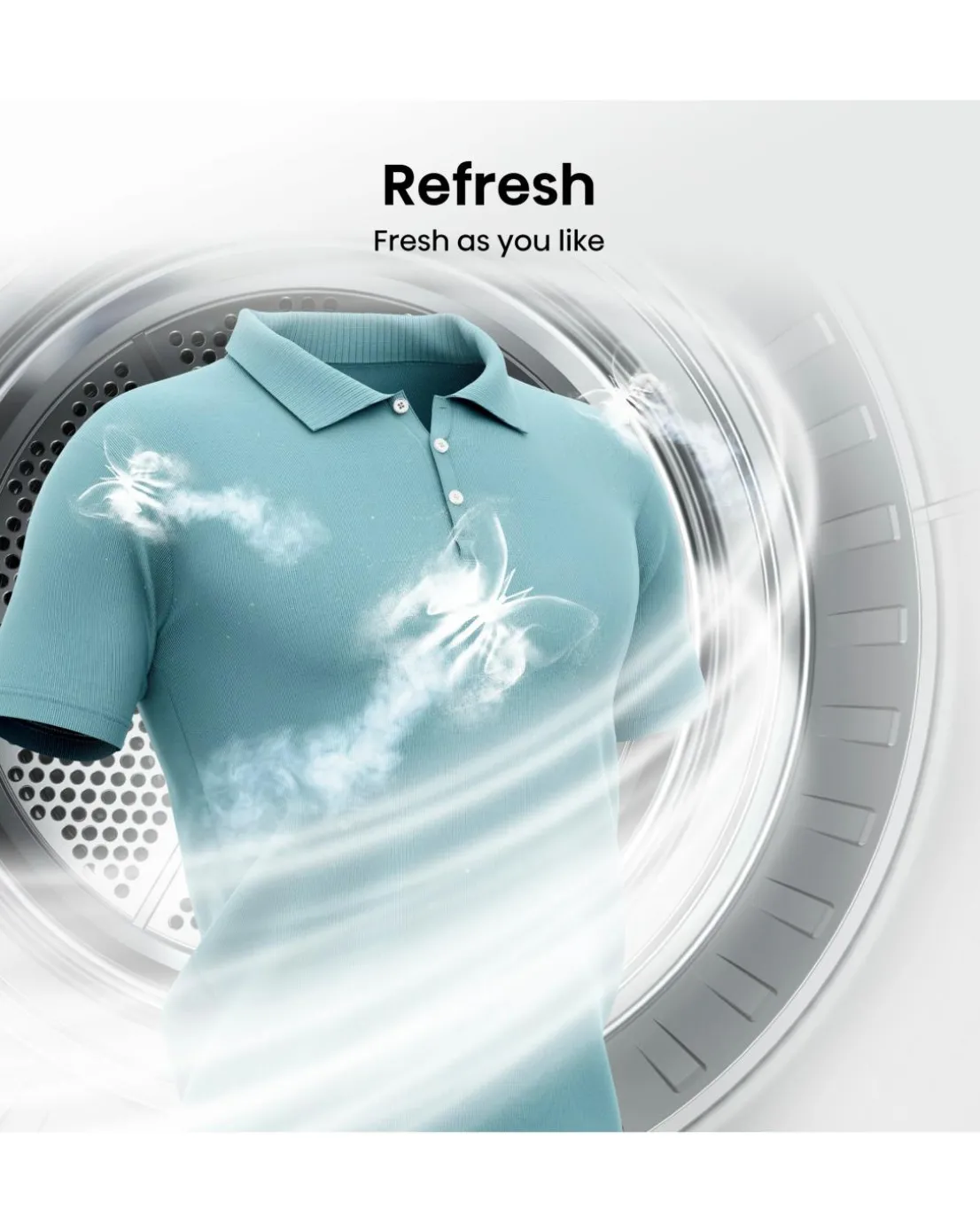 Hisense DH1Q802BW2 1 Series 8kg Heat Pump Dryer - White