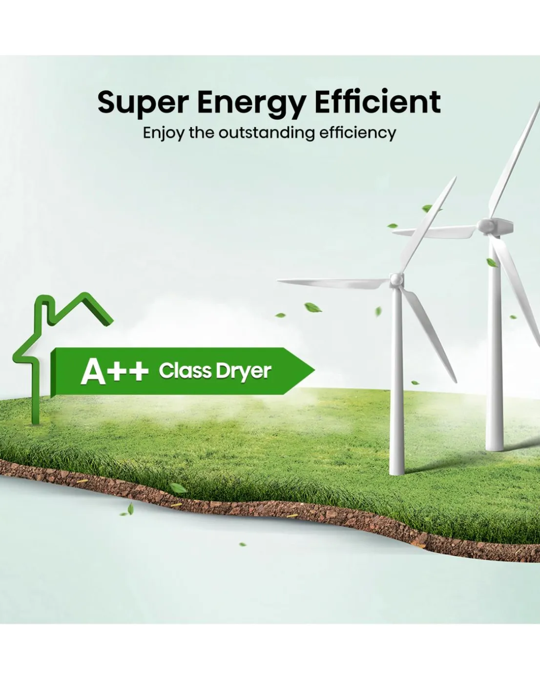 Hisense DH1Q802BW2 1 Series 8kg Heat Pump Dryer - White