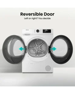 Hisense DH1Q802BW2 1 Series 8kg Heat Pump Dryer - White