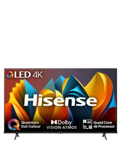 Hisense 50in 50E7NQTUK Smart 4K UHD HDR QLED TV with Amazon Alexa