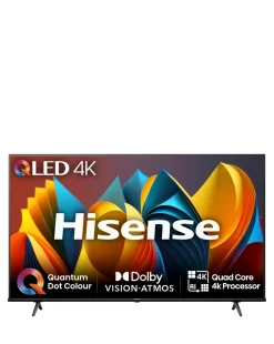 Hisense 55in 55E7NQTUK Smart 4K UHD HDR QLED TV with Amazon Alexa
