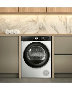 Hisense 3S Series DH3S802BW3 WiFi-enabled 8kg Heat Pump Tumble Dryer - White