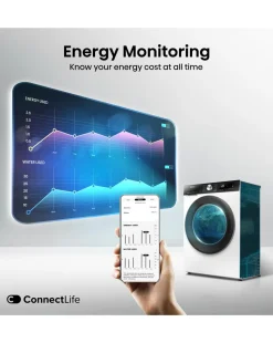 Hisense 3S Series DH3S802BW3 WiFi-enabled 8kg Heat Pump Tumble Dryer - White