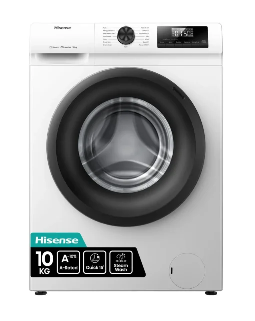Hisense WF1Q1041BW 1 Series 10kg 1400 Spin Washing Machine - White
