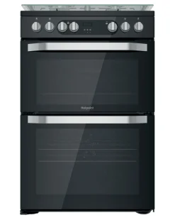 Hotpoint HDM67G9C2CB/UK 60cm Dual Fuel Double Cooker + Installation