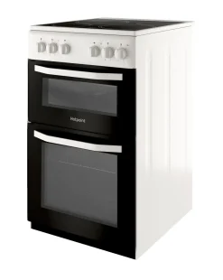 Hotpoint HD5V92KCW/UK Double Electric Cooker + Installation