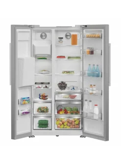 Hotpoint HPG26573WXP4UK American Fridge Freezer with Water and Ice Dispenser